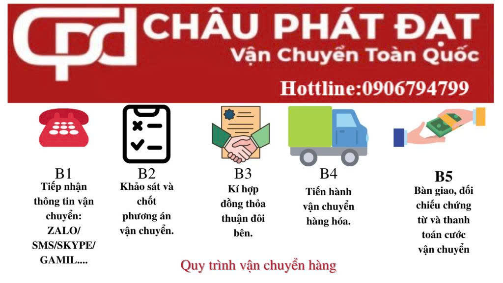 Châu Phát Đạt giao hàng